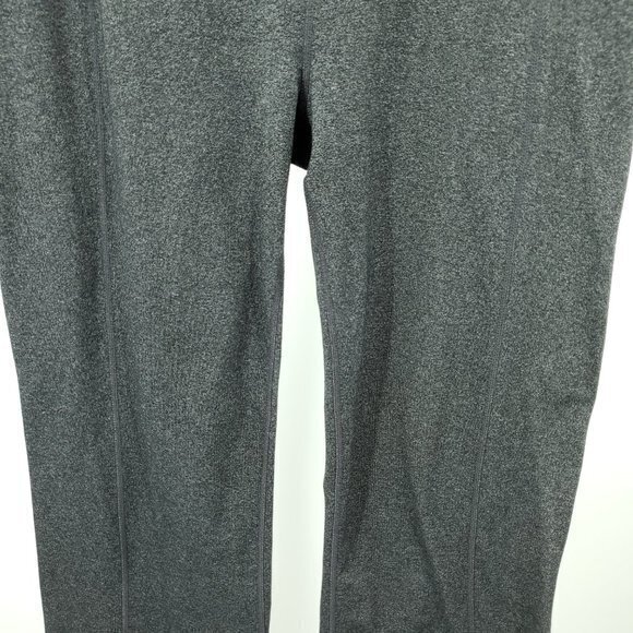 Prana Contour Chakras Flare Leggings/Yoga Pants L Charcoal Heather Gray - Picture 13 of 16